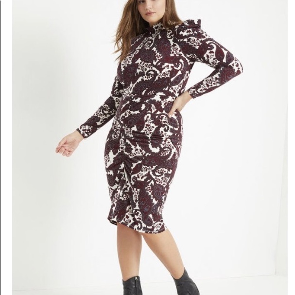 Eloquii Mock Neck Dress-16